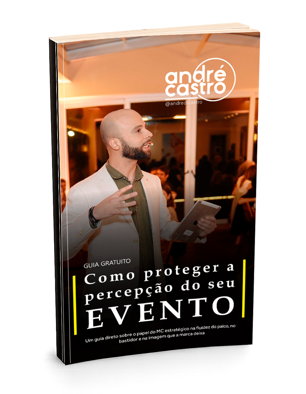 Capa do ebook: Como proteger a percepção do seu evento