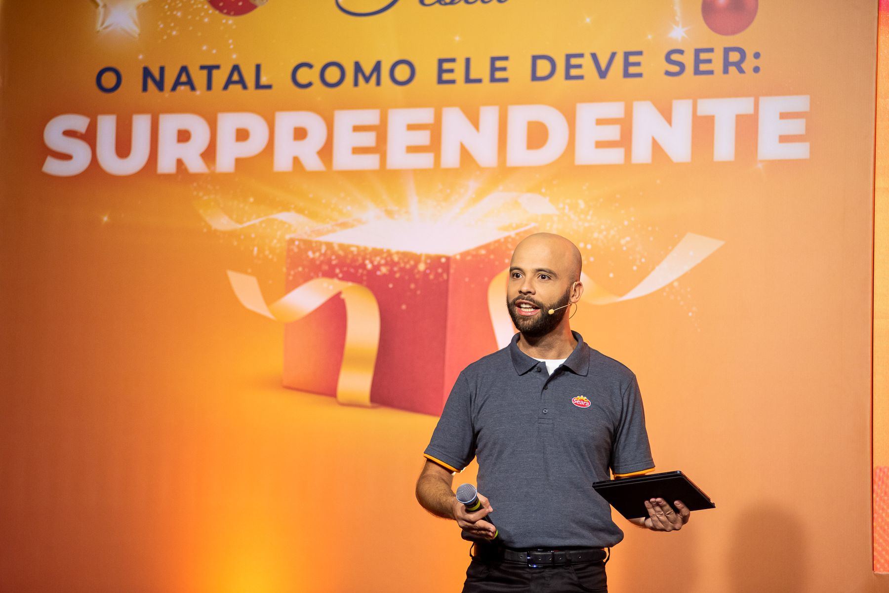 André no palco